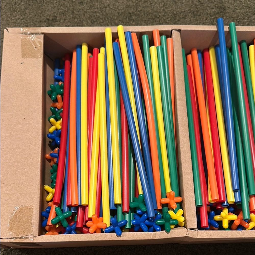 Straws & Connectors Building Set - Multicolor - Picture 6 of 7